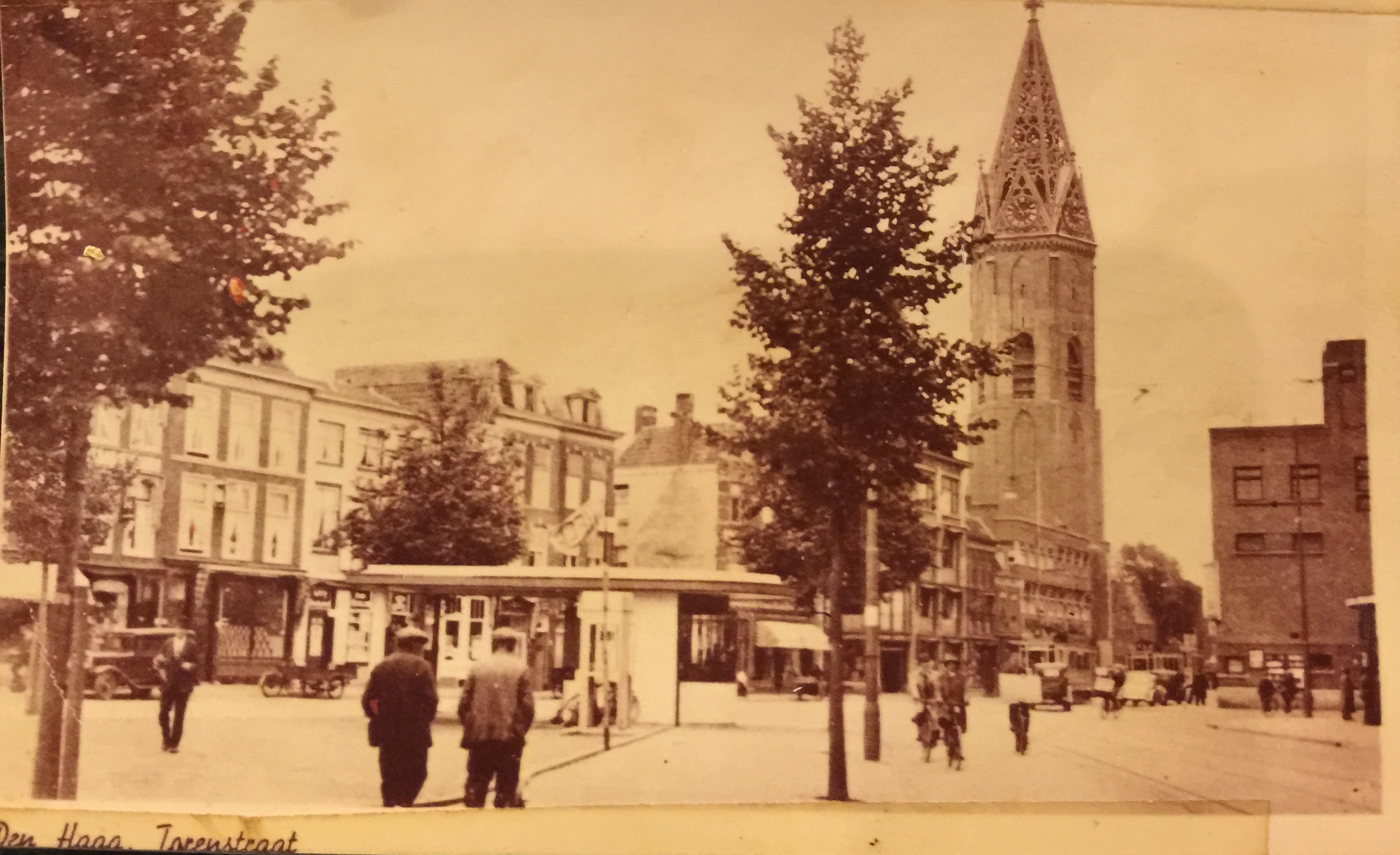 Het Torenplein rond 1960